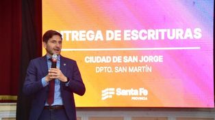 El gobernador de Santa Fe, Maximiliano Pullaro.