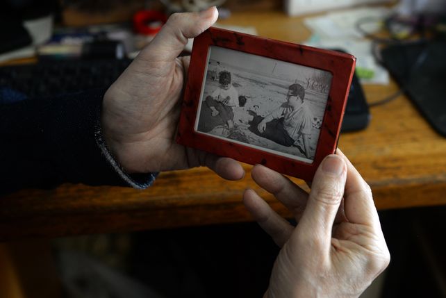 El cineasta atesora una foto de su infancia