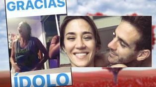 Desopilantes stories de Instagram de Jimena Barón durante el partido de Delpo con Federer