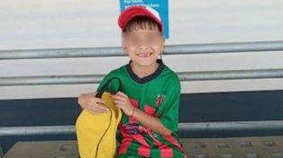 Thiago tenía 7 años y murió tras rec ibir un tiro en la cabeza.