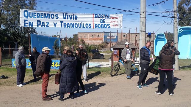 Vecinos de la Costa se movilizaron por más seguridad