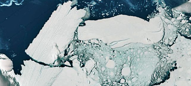 Gigantesco iceberg ant&aacute;rtico podr&iacute;a alterar las corrientes oce&aacute;nicas