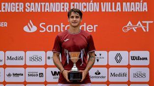 Camilo Ugo Carabelli es el campeón del Challenger de Villa María