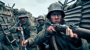Sin novedad en el frente, la gran rival de Argentina, 1985, está disponible en Netflix