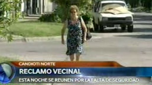 Los vecinos de Candioti Norte se reúnen para hablar de la inseguridad