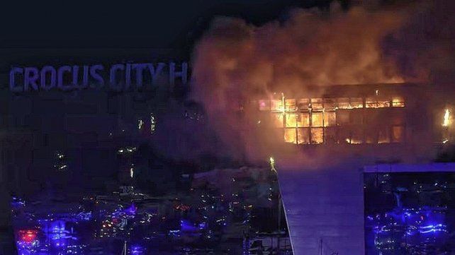 Imágenes del atentado en Moscú.