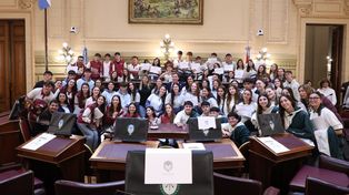 Jóvenes del departamento San Martín llevaron sus ideas a la Legislatura
