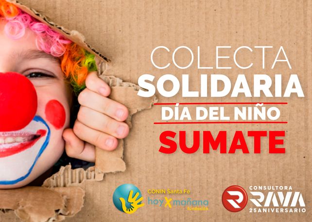 Conin Santa Fe y Rava Publicidad se unen para una colecta solidaria