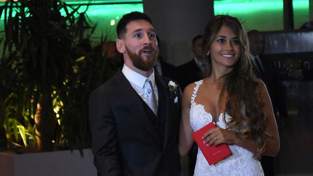 Messi y Antonela Roccuzzo ya son marido y mujer