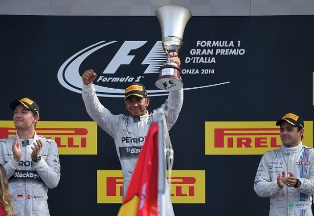 Hamilton se quedó con el Gran Premio de Italia