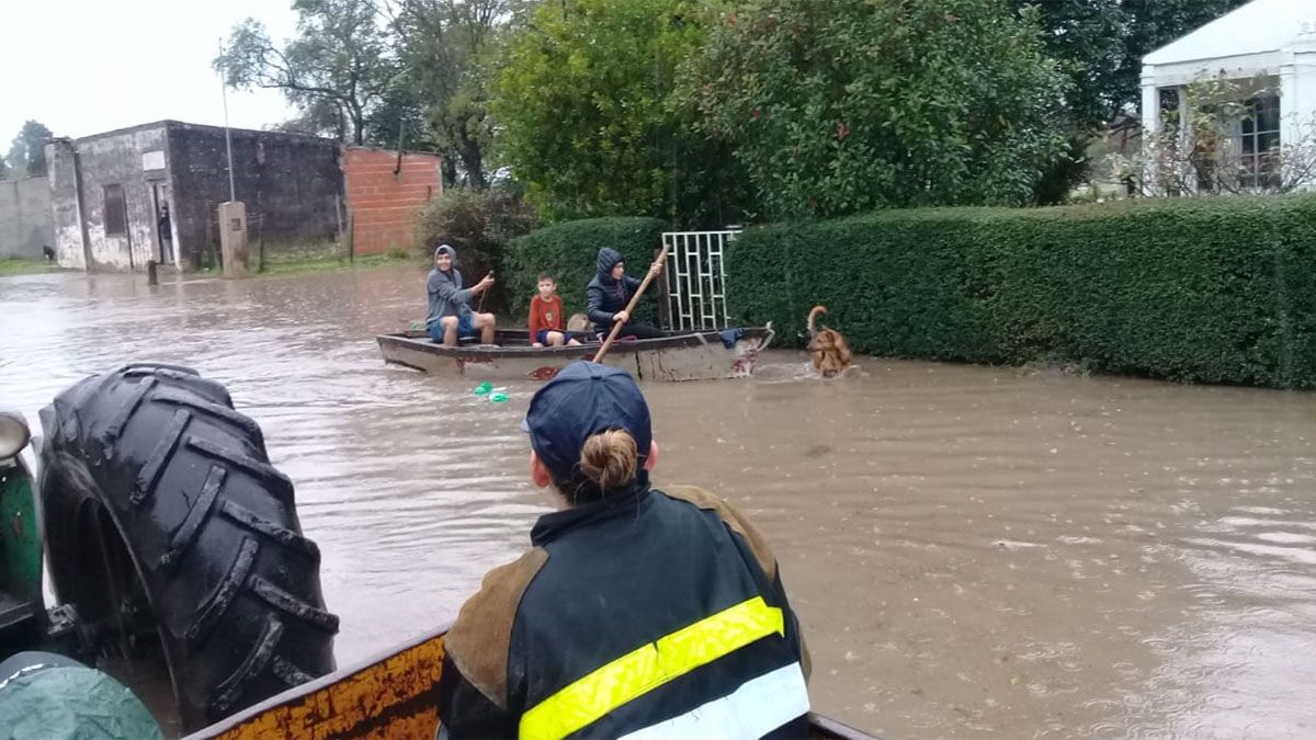 Lluvias en Rosario del Tala dejan 170 evacuados