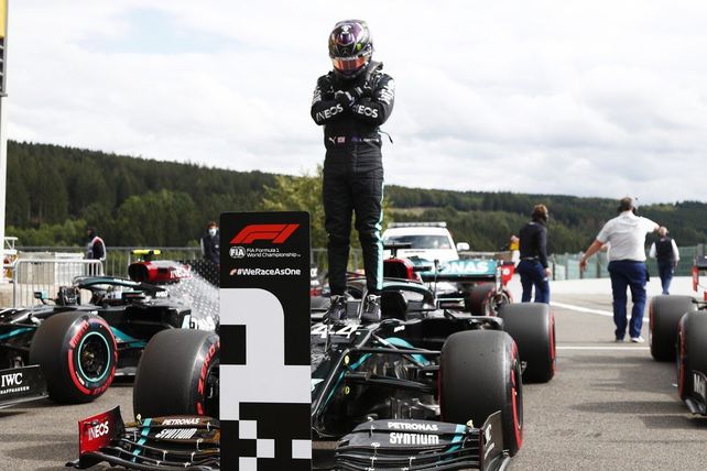Lewis Hamilton hizo la pole para el GP de Bélgina de F1