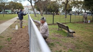 Construyen el primer canil para mascotas en la Plaza del Rosario