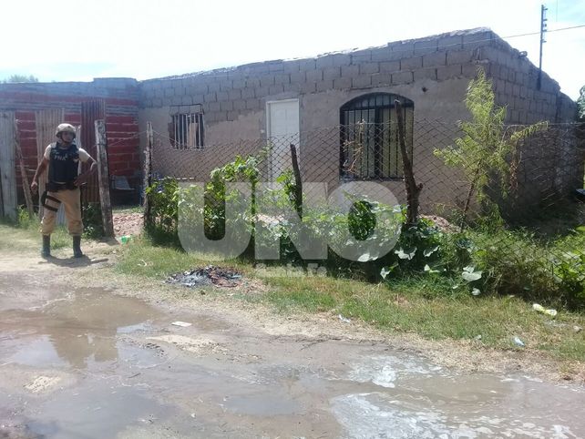 Se atrincheró. La propiedad donde intentó ocultarse el detenido hasta que fue rodeado por fuerzas policiales.