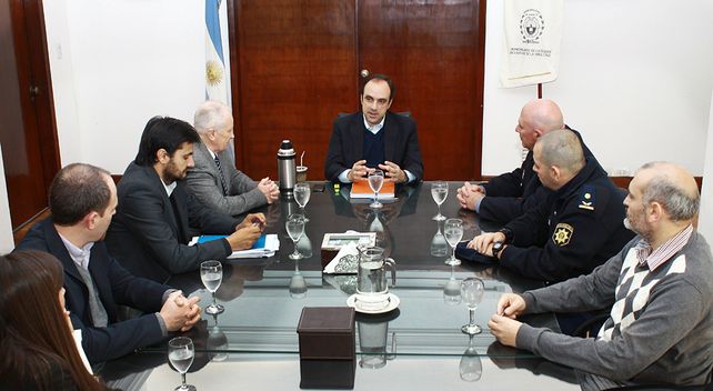 El Intendente recibió a las nuevas autoridades de la Policía de la Provincia