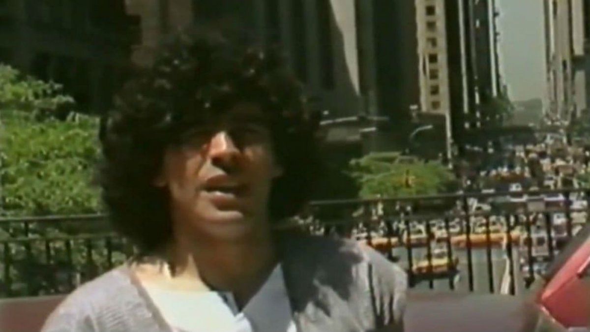 Unpublished video shows Diego Maradona walking through the streets of New York