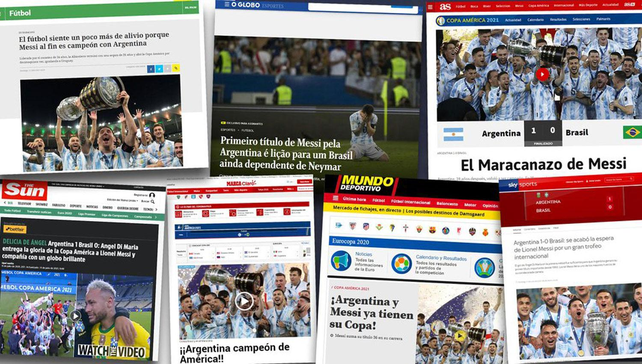 Los diarios del mundo se rinden ante Messi y hablan de su Maracanazo