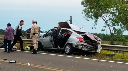 Accidente fatal con tres muertos en RN14