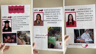 La ingeniosa idea de tres nietas para que su abuela con demencia senil las recuerde