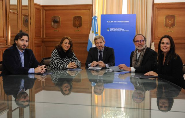 La intendenta Mónica Fein se reunió hoy con el ministro del Interior
