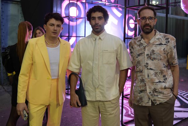 Lucas Elleron, Lucas Abad y Maxi Laborde
