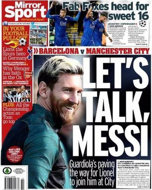 Pep Guardiola abrió la puerta para que Messi llegue al Manchester City