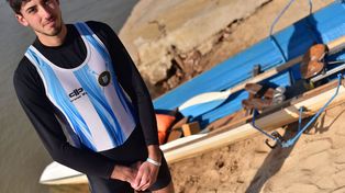 Emiliano Calderón volvió al río para seguir creciendo