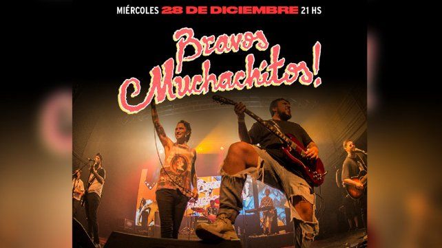 Bravos Muchachitos! despide el año  con una auténtica fiesta ricotera