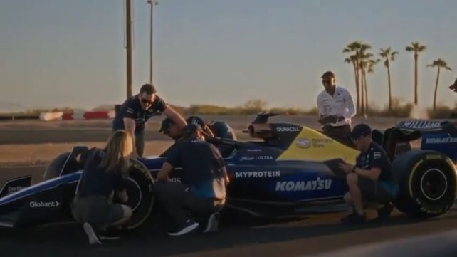 El equipo delante del Williams de Franco Colapinto