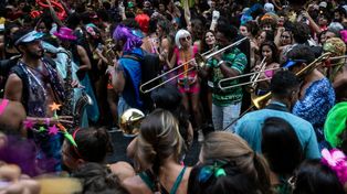 Volvió con todo el carnaval de Brasil tras dos años de pandemia