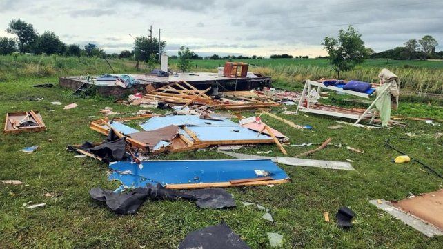 Las tormentas afectaron a más de 500 familias en Entre Ríos
