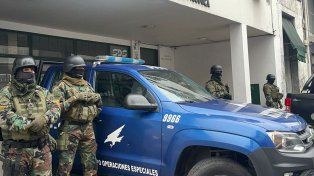 El lugar donde se realizó el allanamiento que terminó con una mujer detenida.&nbsp;