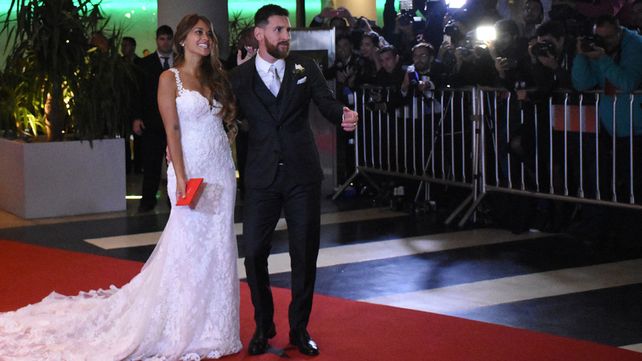 Messi y Antonela Roccuzzo ya son marido y mujer