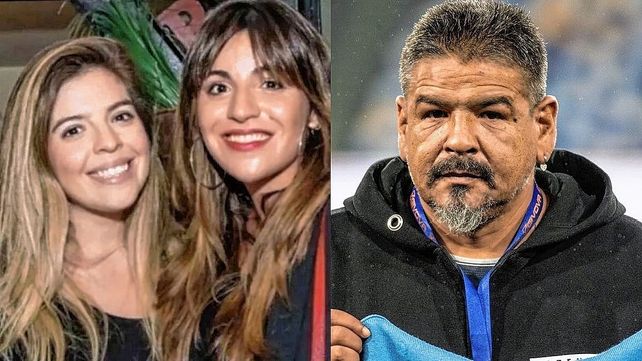 Dalma y Gianinna Maradona despidieron a su tío en Instragram.