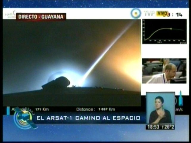 El primer satélite geoestacionario argentino está en el espacio y ya se desprendió de la cápsula