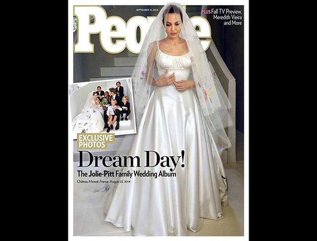 Aparecieron las primeras fotos de la boda de Angelina Jolie y Brad Pitt