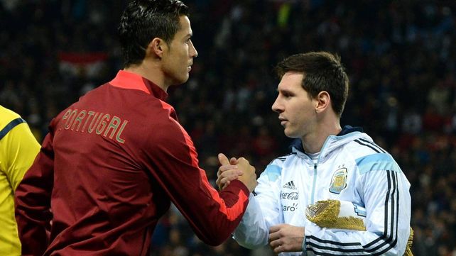 Messi y Cristiano Ronaldo