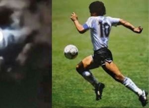 Milagrosas apariciones  de Maradona emocionan a los futboleros