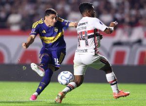 Boca lo aguantó en Brasil y se instaló en semifinales de la Copa Sudamericana