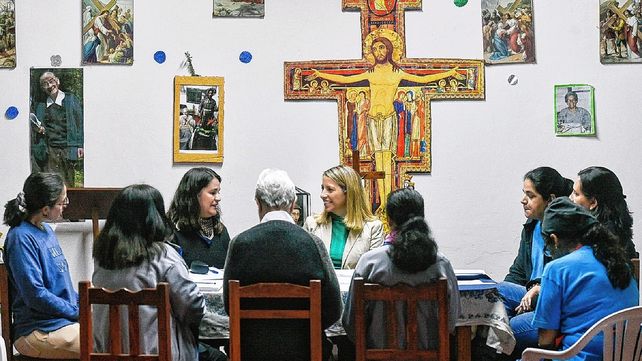 Gaucho Rivero: recibió ayuda económica la obra de las Hermanas Franciscanas