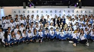 La delegación argentina para los Suramericanos Asunción 2022