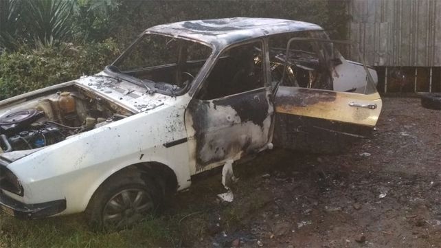 Paraná: vehículo ardió en llamas en calle Provincias Unidas