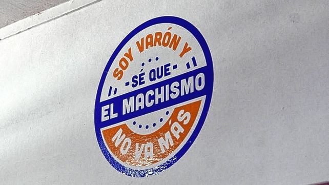 Carteles en El Quillá. La iniciativa surgió de la Secretaría de Integración y Economía Social de la municipalidad en el marco de una reflexión sobre las masculinidades.