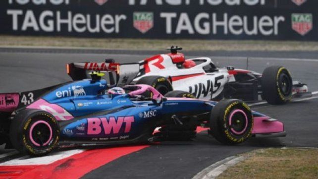 El toque de Ocon que complicó la carrera de Colapinto en China