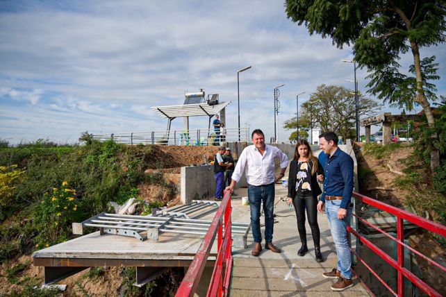 La obra. El sector intervenido es entre bulevar Urquiza y Doctor Ghio.