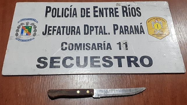 Una joven amenazó con un cuchillo a su madre y fue detenida