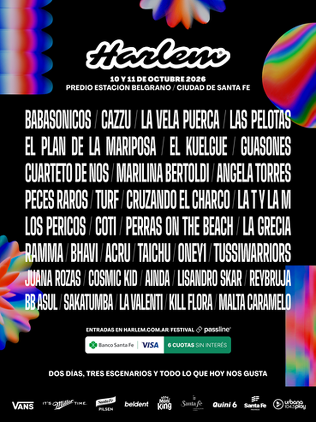 Harlem Festival anuncia su lineup 2026