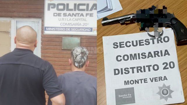 Monte Vera: apresaron a un hombre que disparó y dañó a un auto y a un inmueble Monte Vera: apresaron a un hombre que disparó y dañó a un auto y a un inmueble