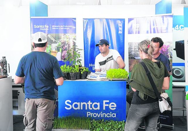 Cannabis. Empresas de la provincia interactuaron con el público.