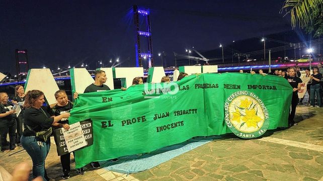 El caso Trigatti llegó al Puente Colgante con una nueva marcha: fuerte reclamo por seguridad jurídica